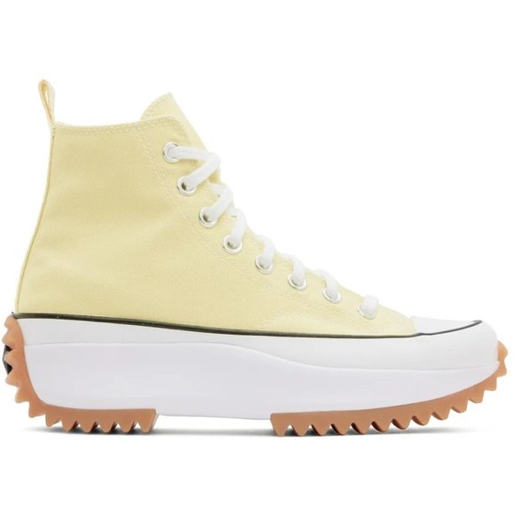 Converse Run Star Hike Hi Sneakers Yellow US Men's size 12 Women's 13.5 EUR 46.5 - Picture 2 of 7